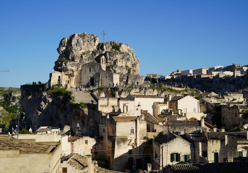 A rock church above the old town